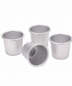 Kitchencraft Cookware Set Of 4 Anodised Dariol Moulds 6.5cm