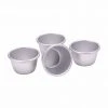 Kitchencraft Cookware Set Of 4 Anodised Mini Pudding Moulds