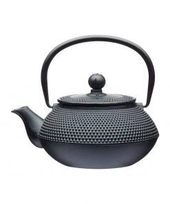 La Cafetiere Black Cast Iron Teapot 600ml Tableware