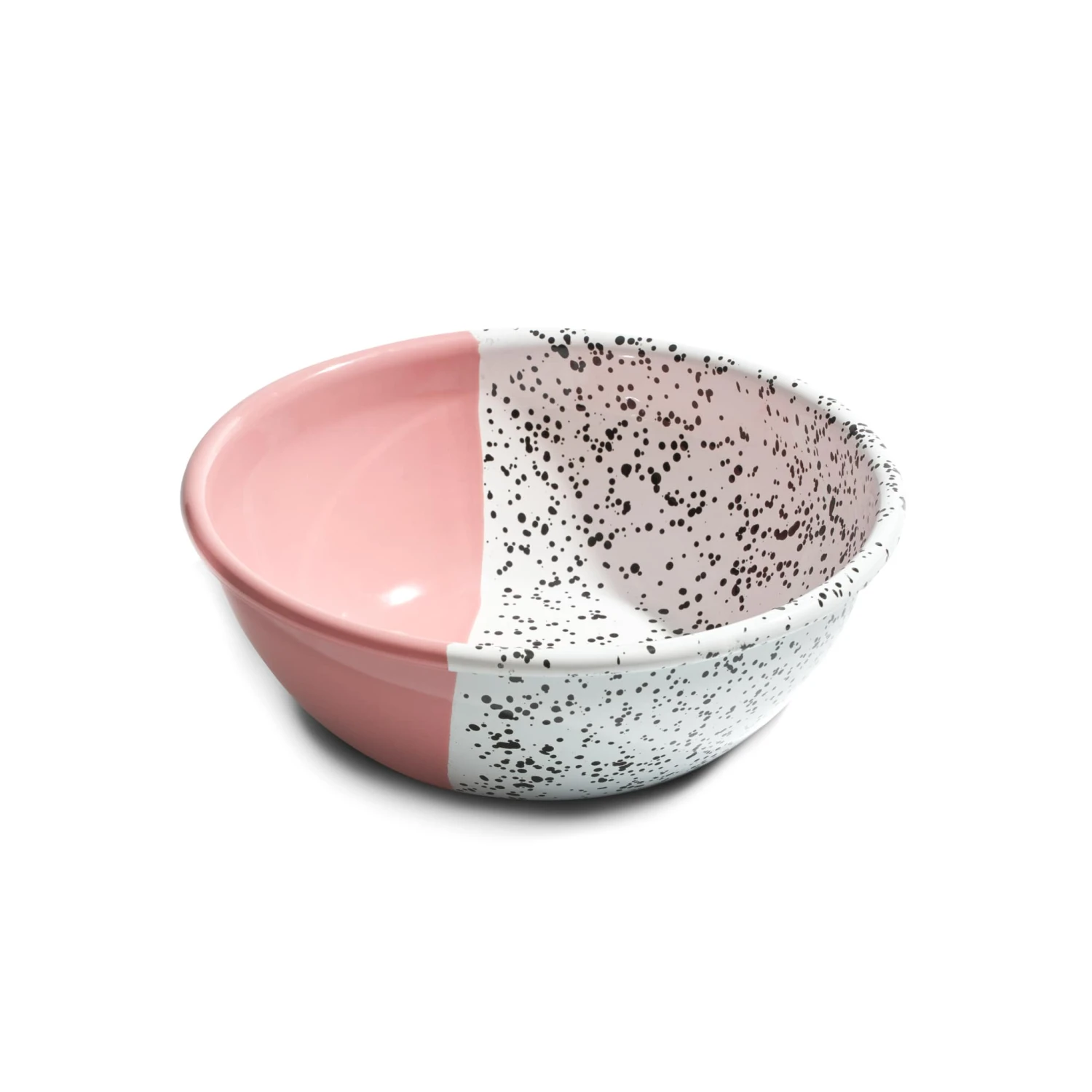 Kapka Enamel - Kapka Colour Pop Enamel Salad Bowl Pink 4 Kapka Enamel - Kapka Colour Pop Enamel Salad Bowl Pink