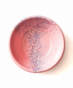 Kapka Enamel - Kapka Splatter Fest Enamel Bowl Pink