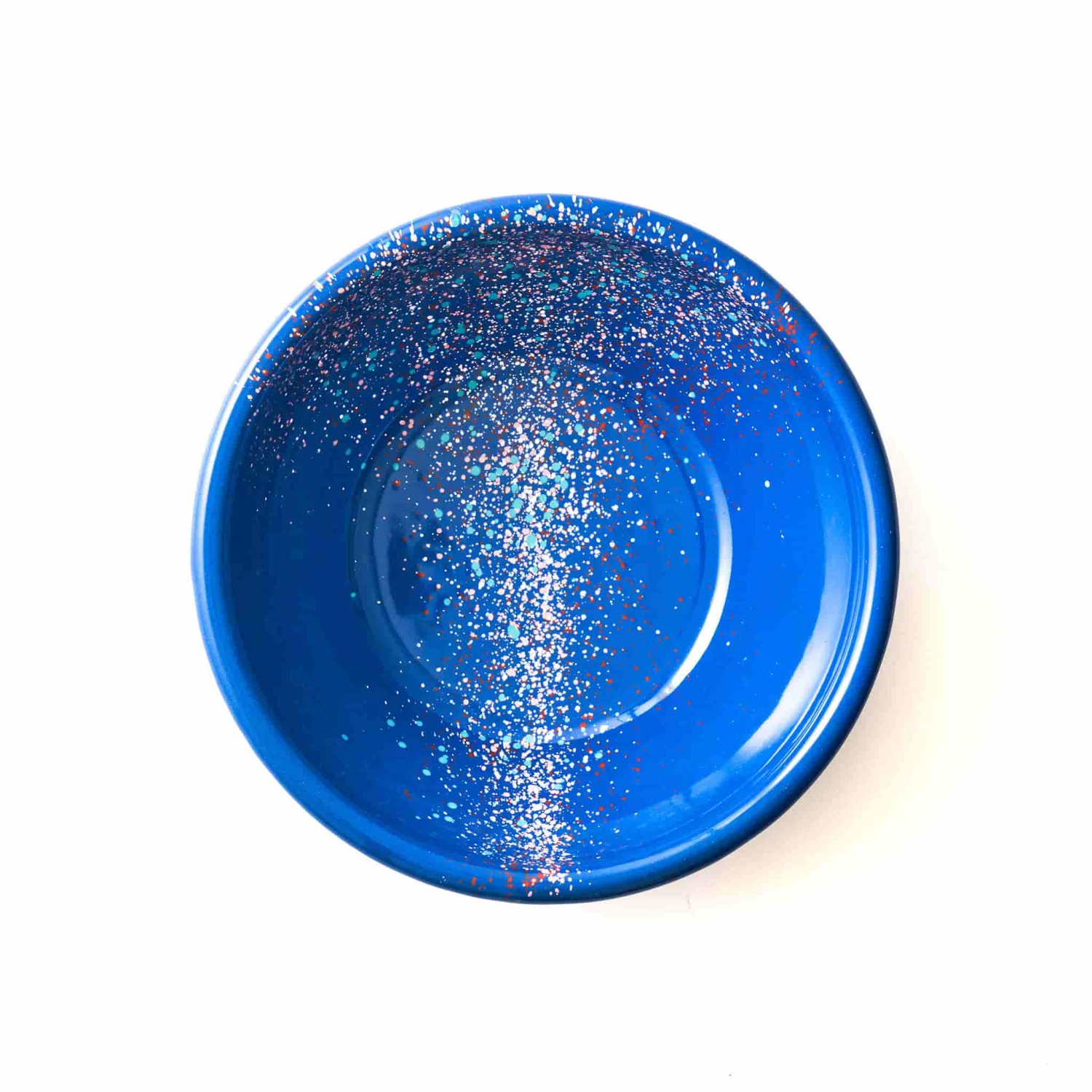 Kapka Splatter Fest Enamel Bowl Cobalt Blue 3 Kapka Splatter Fest Enamel Bowl Cobalt Blue