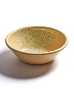 Kapka Splatter Fest Enamel Bowl Yellow Enamel - Kapka
