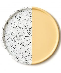 Kapka Colour Pop Enamel Tray Yellow 32cm