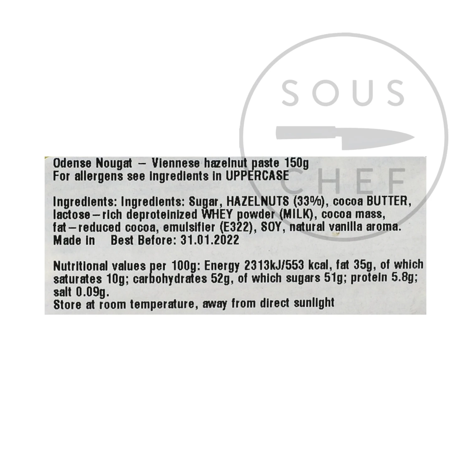 Odense Nougat Viennese Hazelnut Paste For Baking 200g 4 Odense Nougat Viennese Hazelnut Paste For Baking 200g