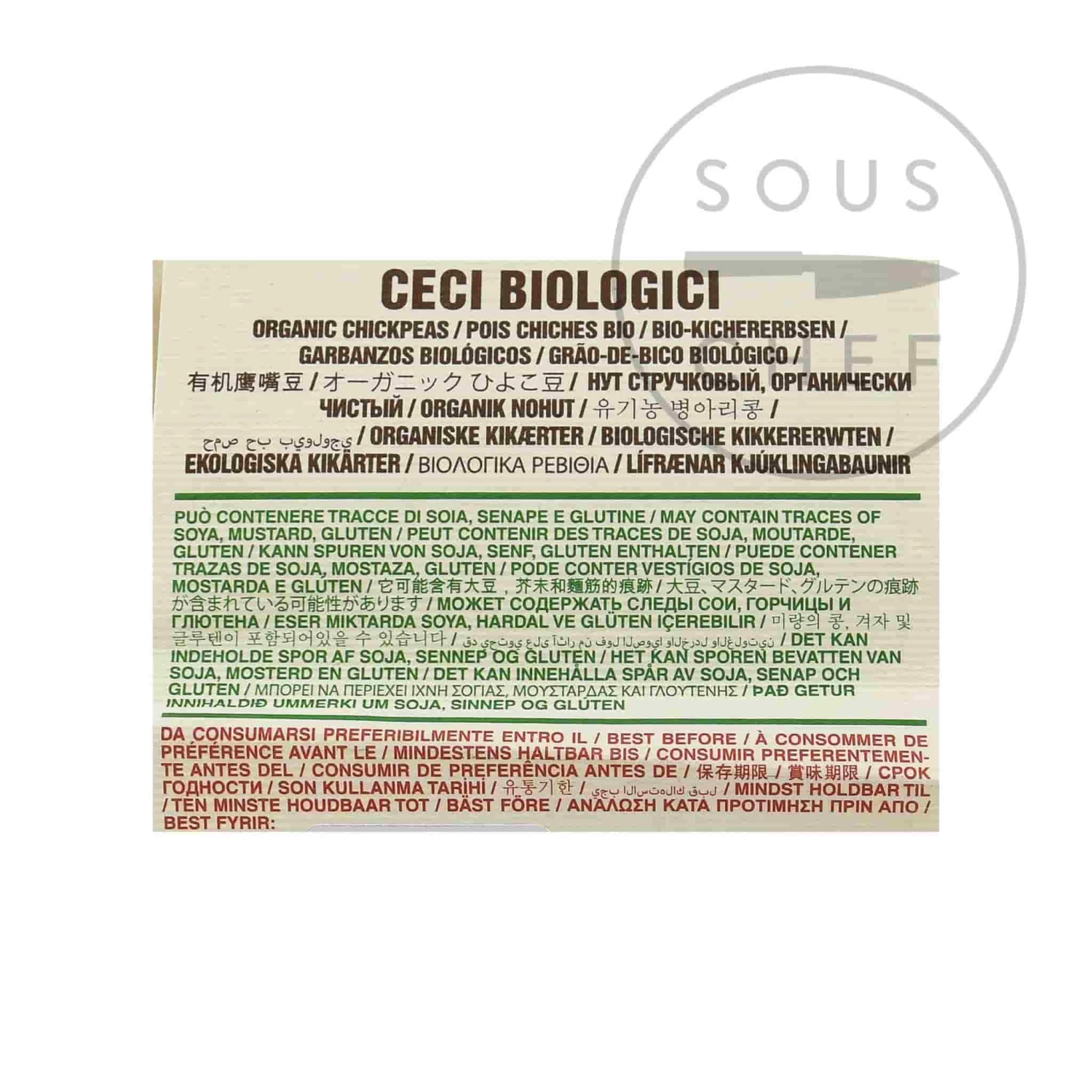 Mulino Marino Organic Chickpeas 1kg 4 Mulino Marino Organic Chickpeas 1kg