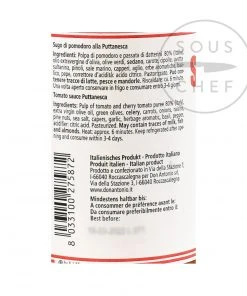 Don Antonio Puttanesca Sauce 500g Ingredients