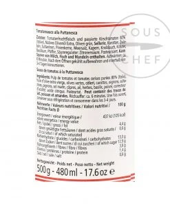 Don Antonio Puttanesca Sauce 500g Ingredients 8 Don Antonio Puttanesca Sauce 500g Ingredients