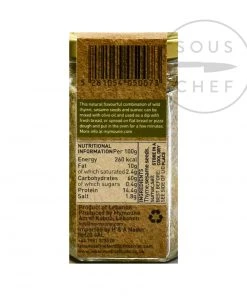 Mymoune Zaatar 100g Ingredients