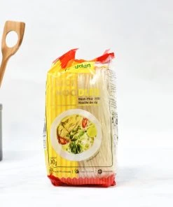 Longdan Ingredients Vietnamese Rice Pho Noodles Banh Pho 2.5mm 400g
