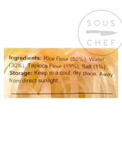 Longdan Ingredients Vietnamese Rice Pho Noodles Bahn Pho 4mm 400g