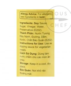 Longdan Vegetarian Fish Sauce - Nuoc Mam Chay 500ml Ingredients