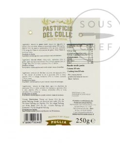 Pastificio Del Colle Rainbow Striped Sombreroni 250g