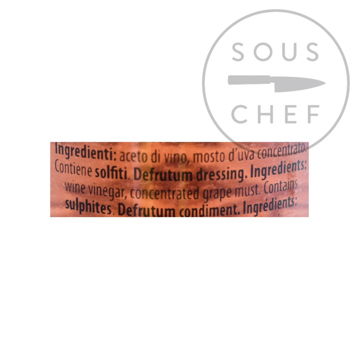 Defrutum Pink Balsamic Condiment 250ml Ingredients 4 Defrutum Pink Balsamic Condiment 250ml Ingredients