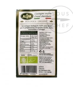 Alpa Ingredients Organic Dried Chestnuts 250g