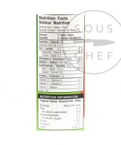 Lamthong Banana Blossom 565g Ingredients