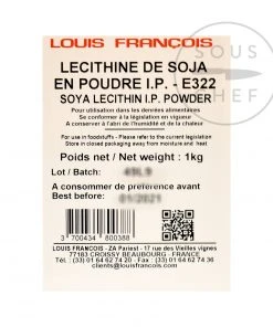 Louis Francois Soy Lecithin Powder 1kg Ingredients