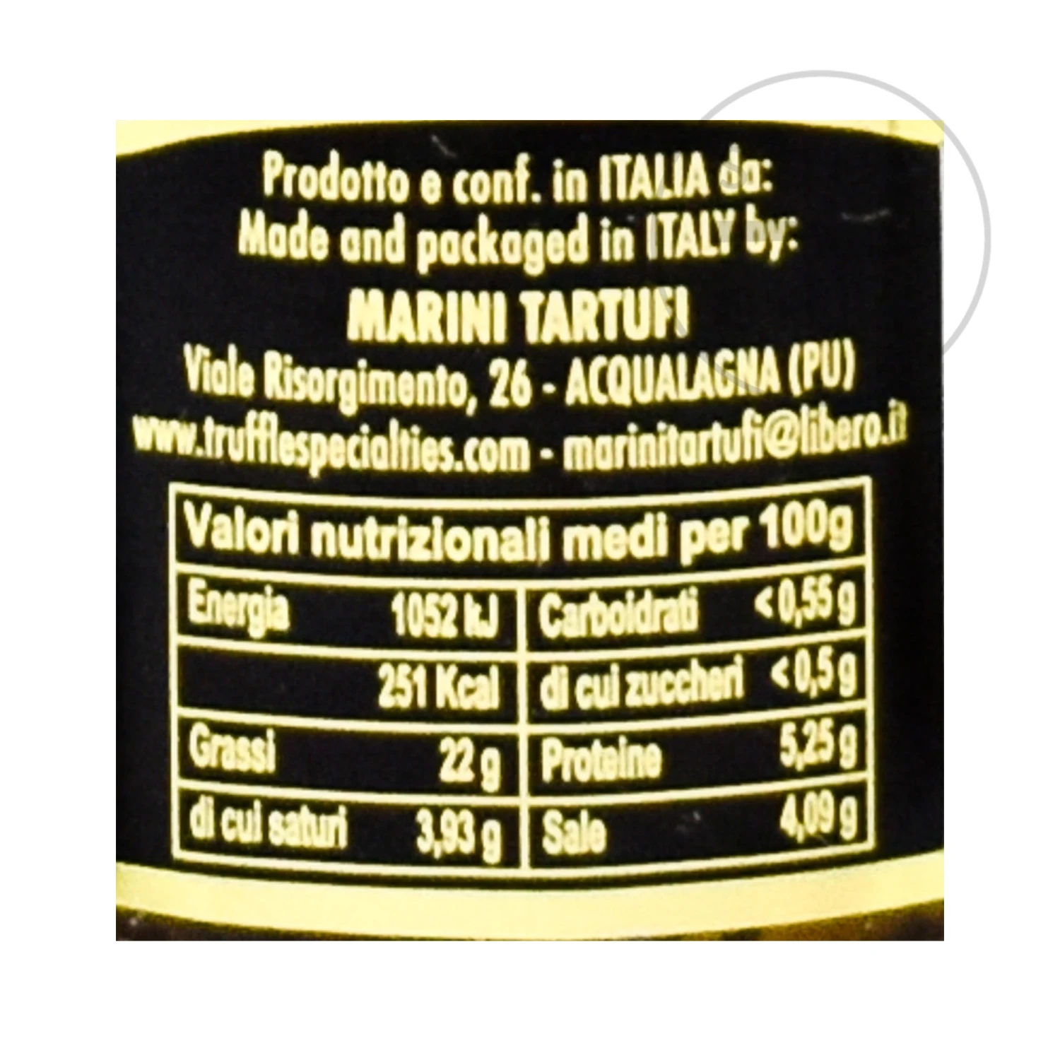 Marini Azzolini Ingredients Black Summer Truffle Slices 30g 5 Marini Azzolini Ingredients Black Summer Truffle Slices 30g