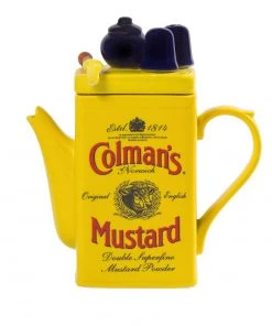 Novelty Tea Colman's Mustard Teapot 385ml
