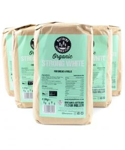 Matthews Cotswold Flour Matthews Cotswold Organic Strong White Flour 5x1.5kg Ingredients