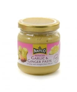 Natco Garlic & Ginger Paste 190g Ingredients