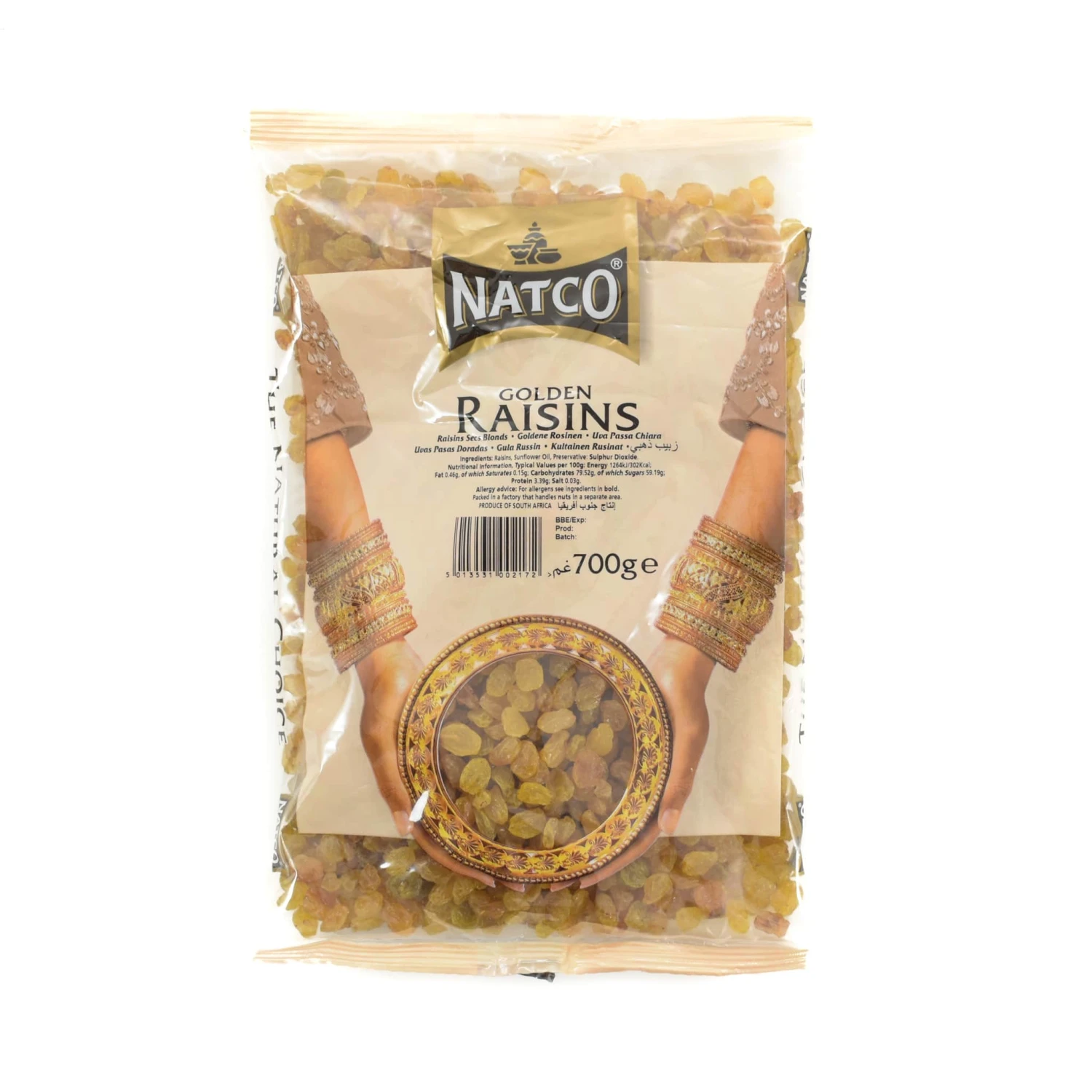 Natco Golden Raisins 700g Ingredients 3 Natco Golden Raisins 700g Ingredients
