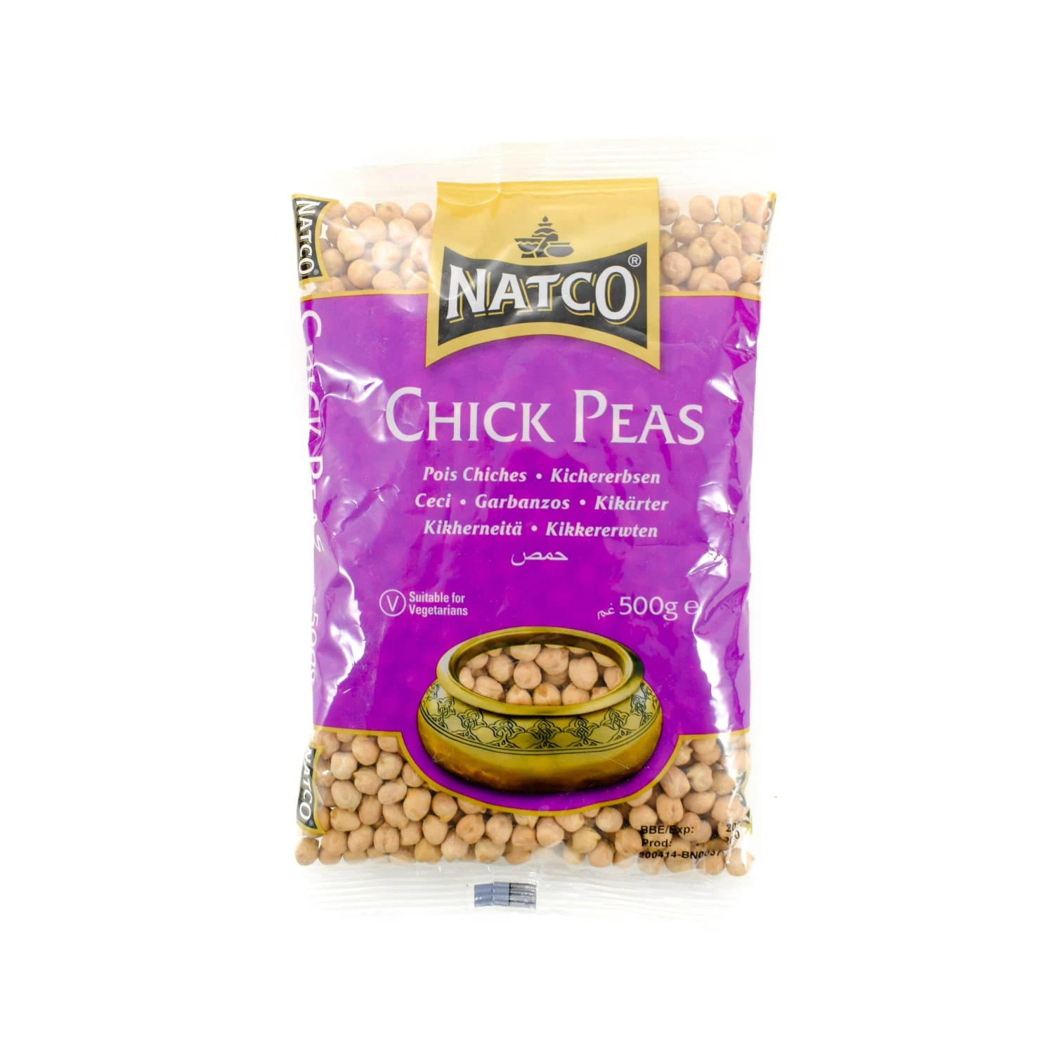 Ingredients Natco Dried Chickpeas 500g 3 Ingredients Natco Dried Chickpeas 500g