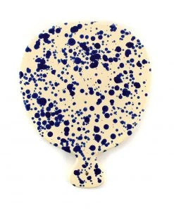 Puglia Handmade Puglia Blue Splatter Serving Board 25cm