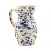 Puglia Handmade Tableware Puglia Blue Splatter Pitcher