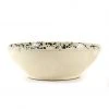 Puglia Handmade Puglia Black Splatter Large Salad Bowl 28cm