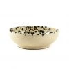 Puglia Handmade Puglia Black Splatter Bowl 19cm
