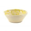 Puglia Handmade Tableware Puglia Yellow Splatter Bowl 12cm 1 Puglia Handmade Tableware Puglia Yellow Splatter Bowl 12cm