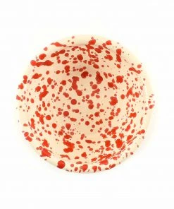 Puglia Handmade Puglia Red Splatter Bowl 12cm Tableware