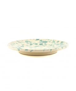 Puglia Handmade Puglia Aquamarine Splatter Side Plate 19cm