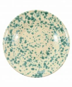 Puglia Handmade Puglia Aquamarine Splatter Pasta Bowl 29cm