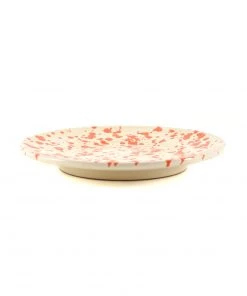 Puglia Handmade Puglia Orange Splatter Side Plate 19cm