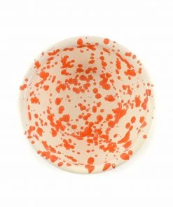 Puglia Handmade Puglia Orange Splatter Bowl 12cm Tableware