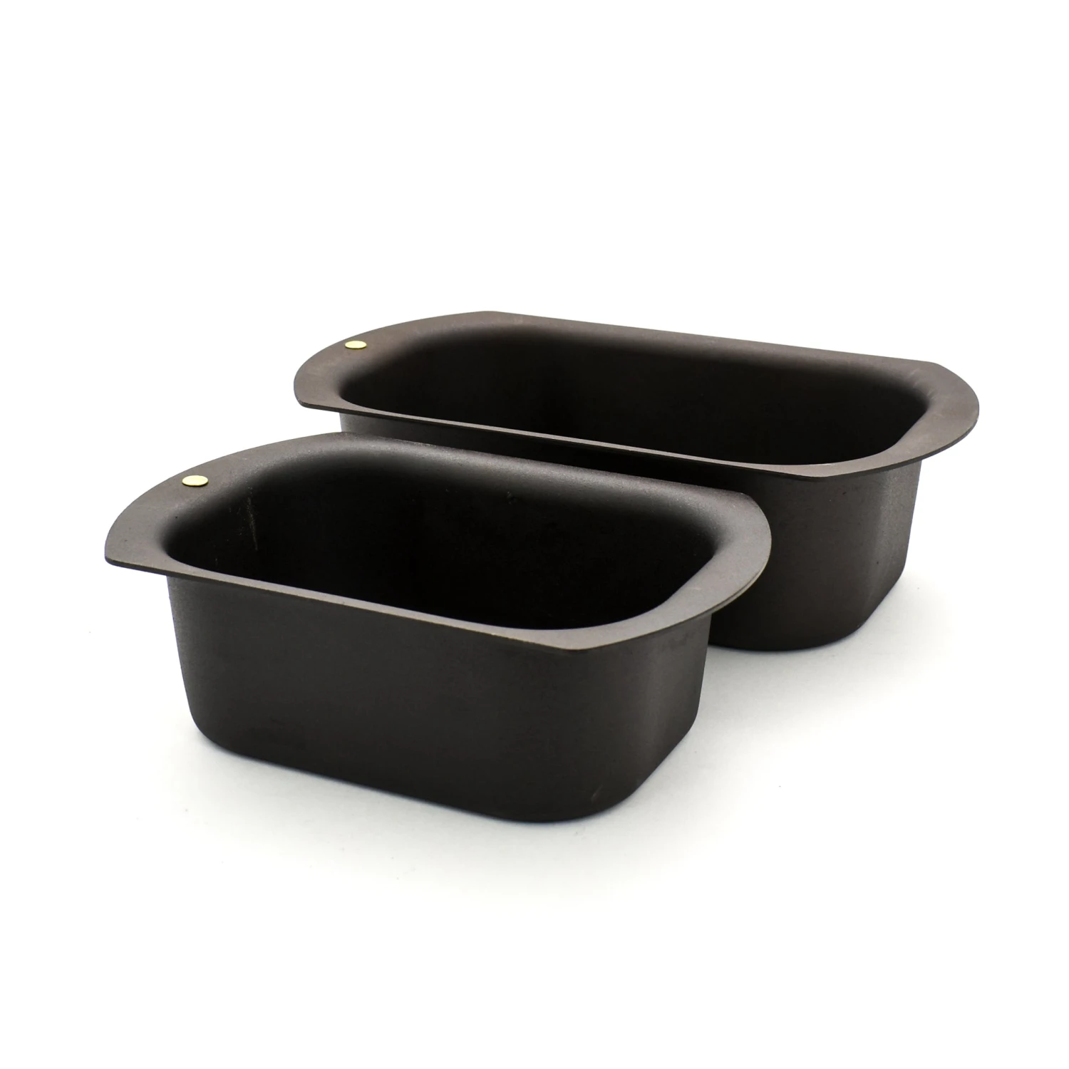 Netherton Foundry Spun Iron Loaf Tins Set Of 2 4 Netherton Foundry Spun Iron Loaf Tins Set Of 2
