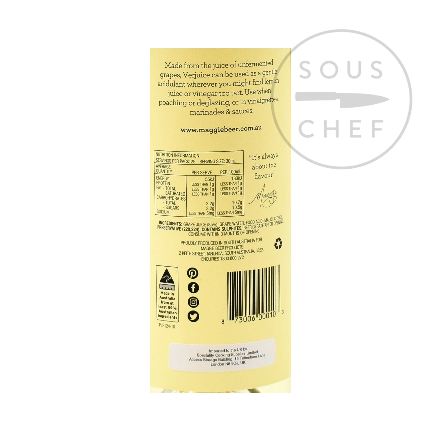 Maggie Beer Verjuice 8 Maggie Beer Verjuice