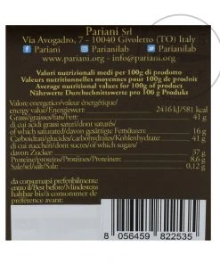Ingredients Pariani Hazelnut And Dark Chocolate Pralines