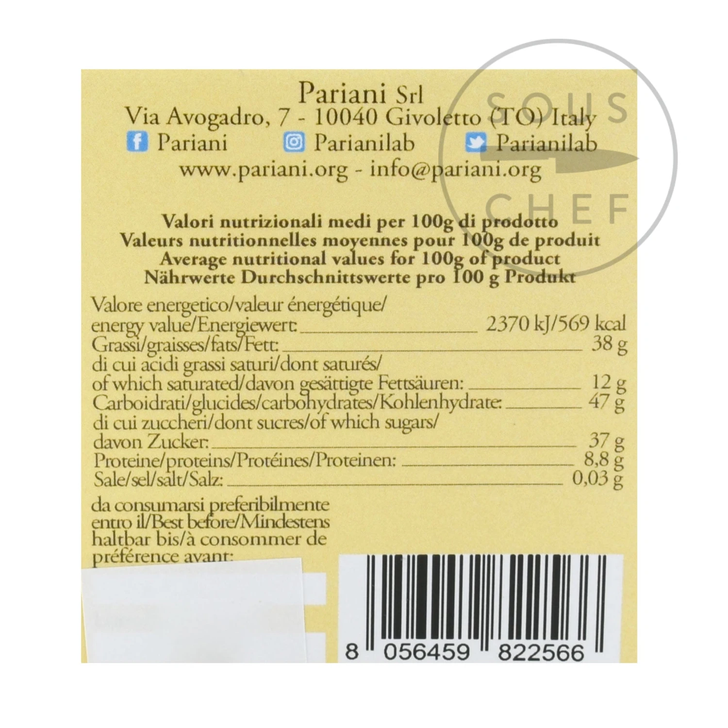 Pariani Hazelnut And White Chocolate Pralines 5 Pariani Hazelnut And White Chocolate Pralines