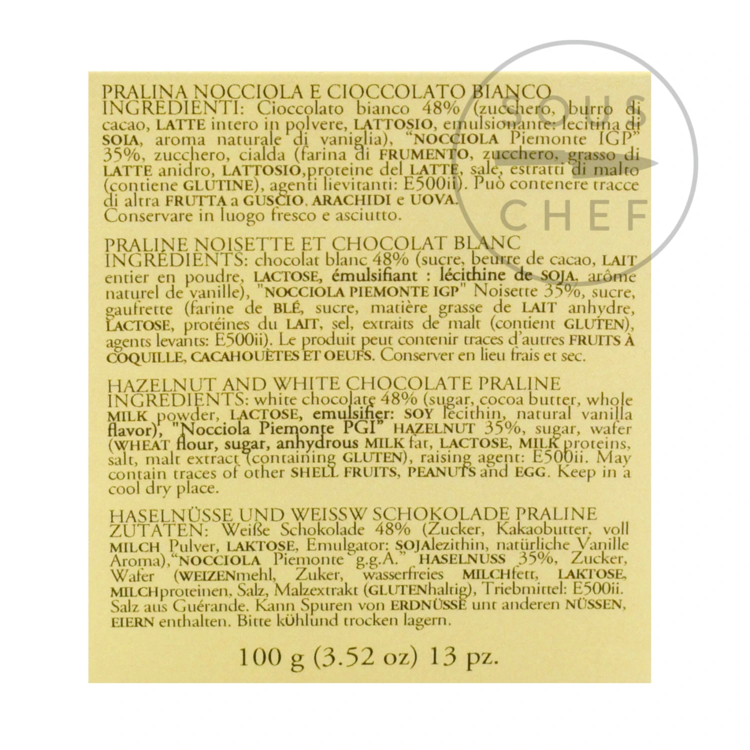 Pariani Hazelnut And White Chocolate Pralines 4 Pariani Hazelnut And White Chocolate Pralines