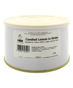 Pariani Candied Lemon In Strips 2kg Ingredients