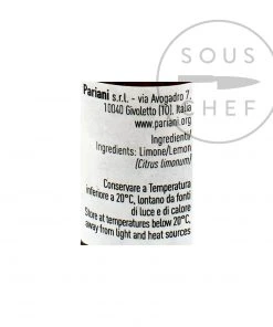 Pariani Natural Lemon Flavouring 15ml Ingredients 5 Pariani Natural Lemon Flavouring 15ml Ingredients