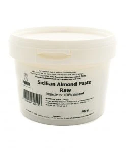 Ingredients Pariani Sicilian Almond Paste Raw 500g