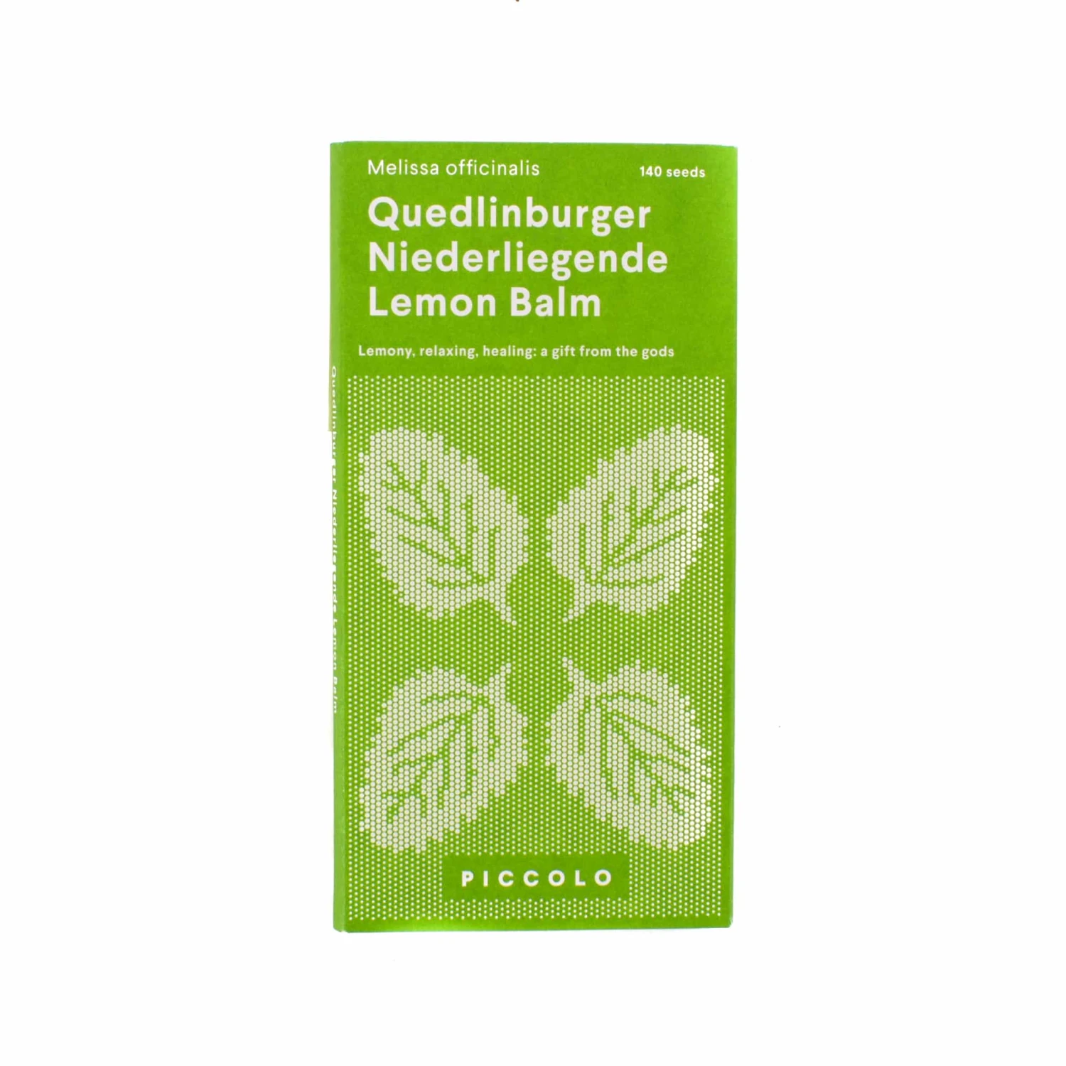 Piccolo Lemon Balm Seeds Ingredients 3 Piccolo Lemon Balm Seeds Ingredients
