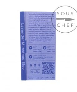 Piccolo Munstead Blue Lavender Edible Flower Seeds Ingredients