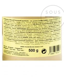 Pommery Wholegrain Mustard - Moutarde De Meaux 500g Ingredients