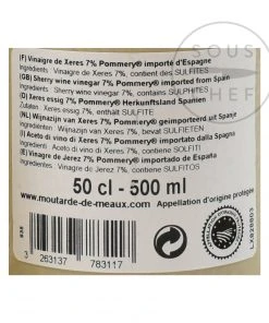 Pommery Sherry Vinegar 500ml