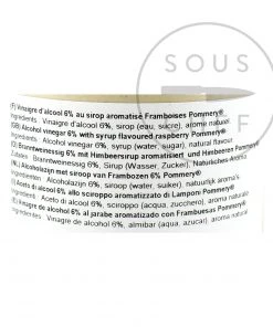 Pommery Raspberry Vinegar 500ml